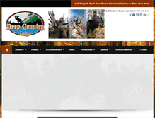 Tablet Screenshot of biggamehuntingnewfoundland.com